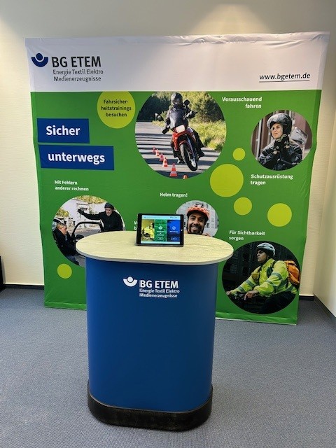 iPad-Theke mit Verkehrssicherheitsquiz