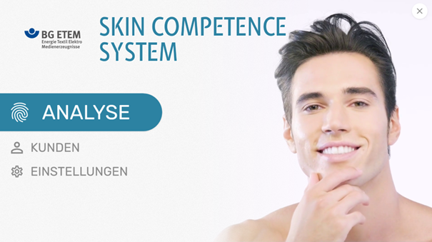 Hautdiagnosegerät mit Kamera, pH- und Corneometrie-Sonde